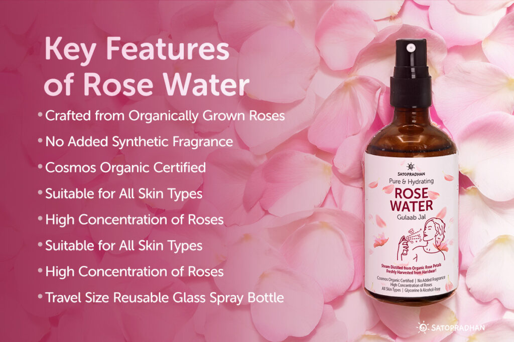 Upgrade your skincare routine with Satopradhan Pure Rose Water